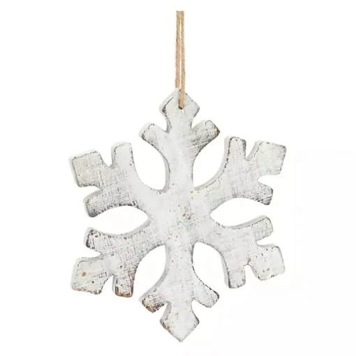 White Snowflake 12-pc. Christmas Ornament Set