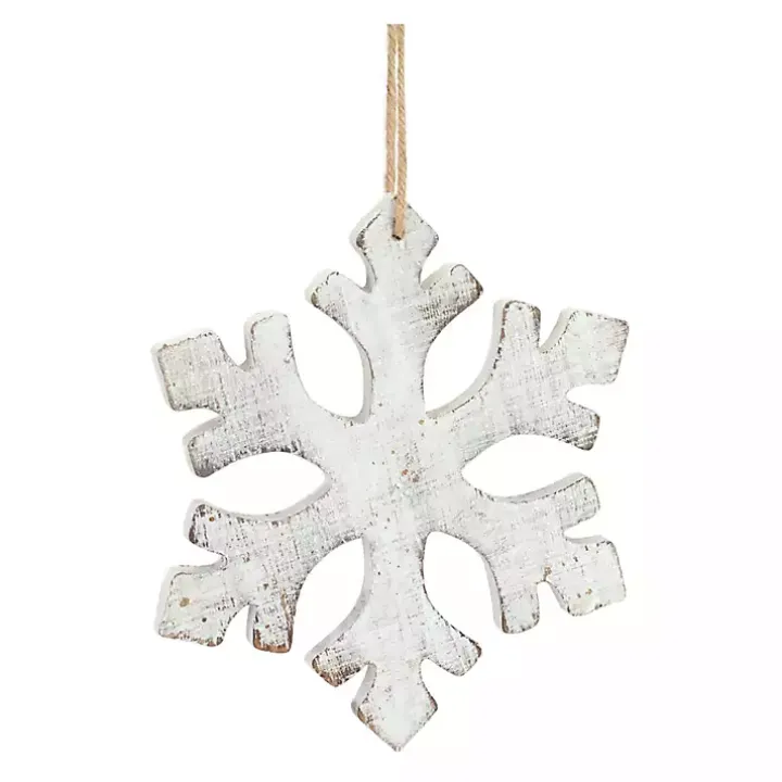 White Snowflake 12-pc. Christmas Ornament Set