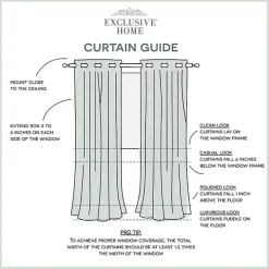 White Stripe Sheer Curtain Panel Set, 96 in.