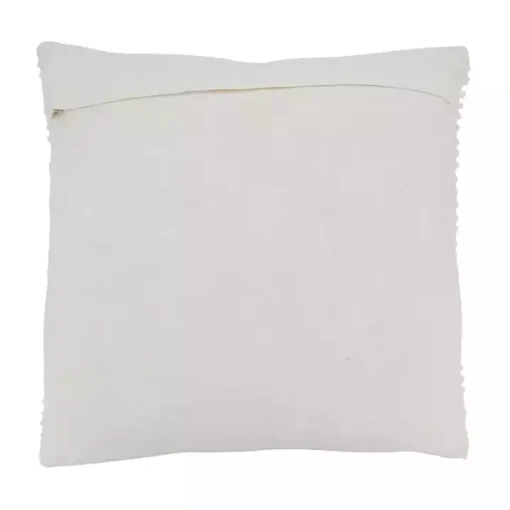 White Textured Woven Diamond Throw Pillow