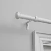 White Topper Outdoor Curtain Rod, 160 in.