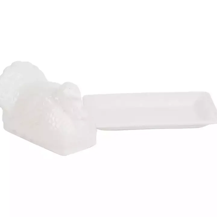 White Turkey Harvest Butter Dish