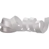 White Velvet Dupioni 10 yard Christmas Ribbon