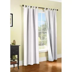 White Weathermate Blackout Curtain Panel, 72 in.