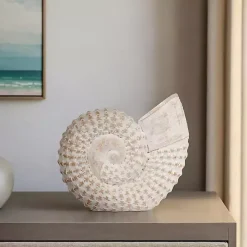 White Woven Seashell Statue