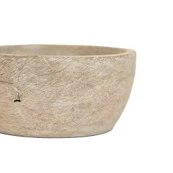 Whitewash Wood Pinch Bowls, Set of 3