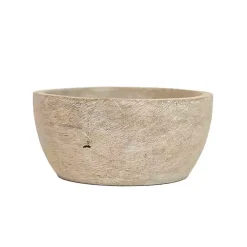 Whitewash Wood Pinch Bowls, Set of 3