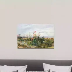 Wildflower With a View Canvas Art Print