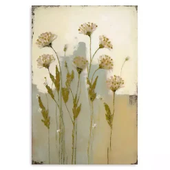 Wildflowers Encaustic Canvas Art Print