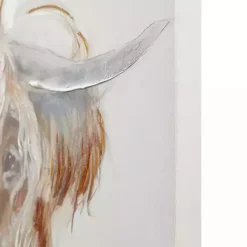 Windswept Highland Bull Canvas Art Print