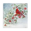 Winter Cardinal Canvas Art Print