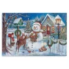 Winter Gathering Canvas Christmas Art Print