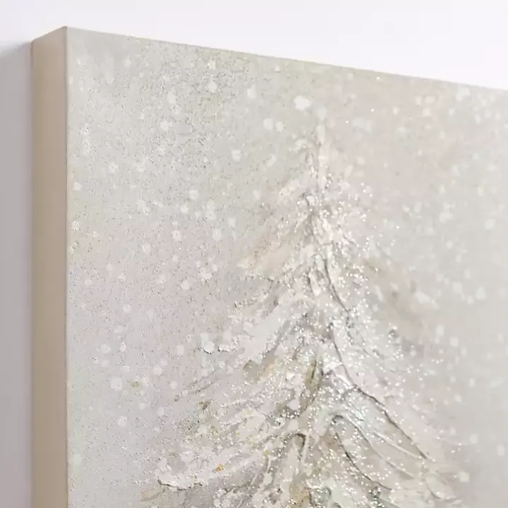 Winter Wonderland Forest Canvas Art Print