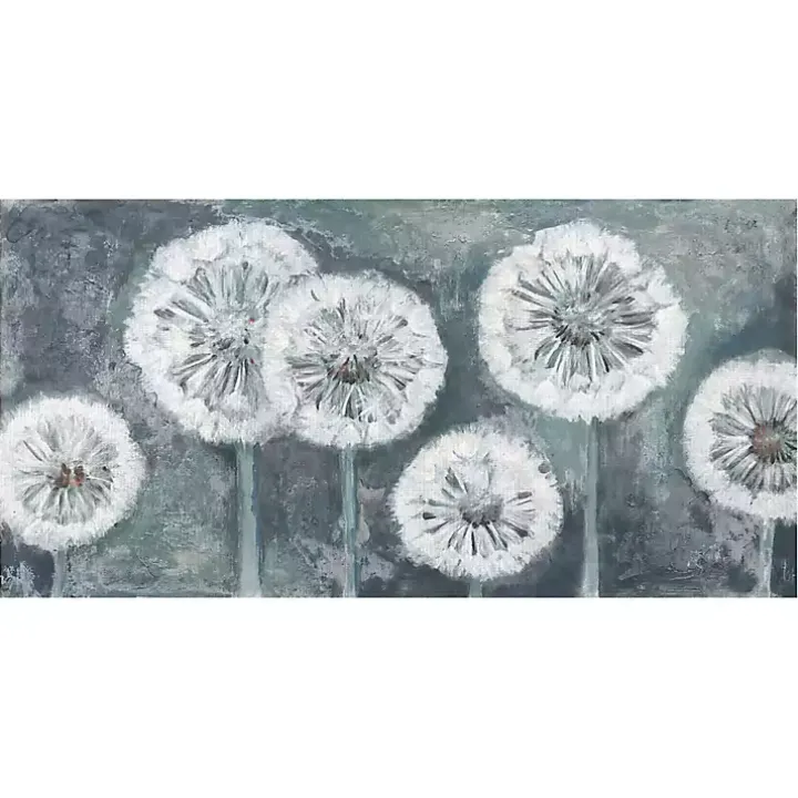 Wishing Blue Light Canvas Art Print, 54x27 in.