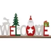 Wooden Welcome Christmas Tabletop Sign