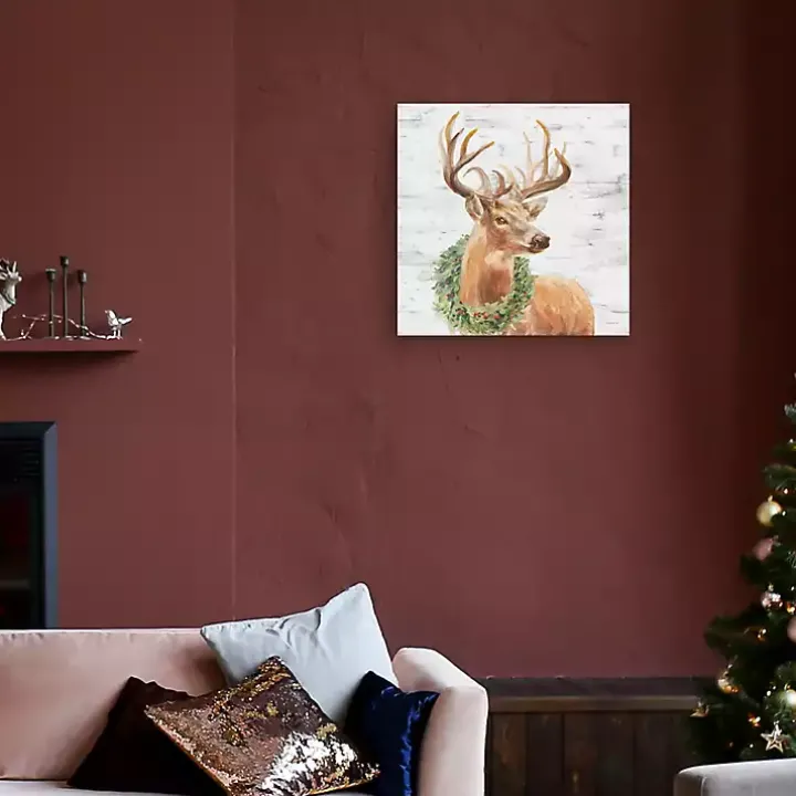 Woodland Stag Canvas Art Print