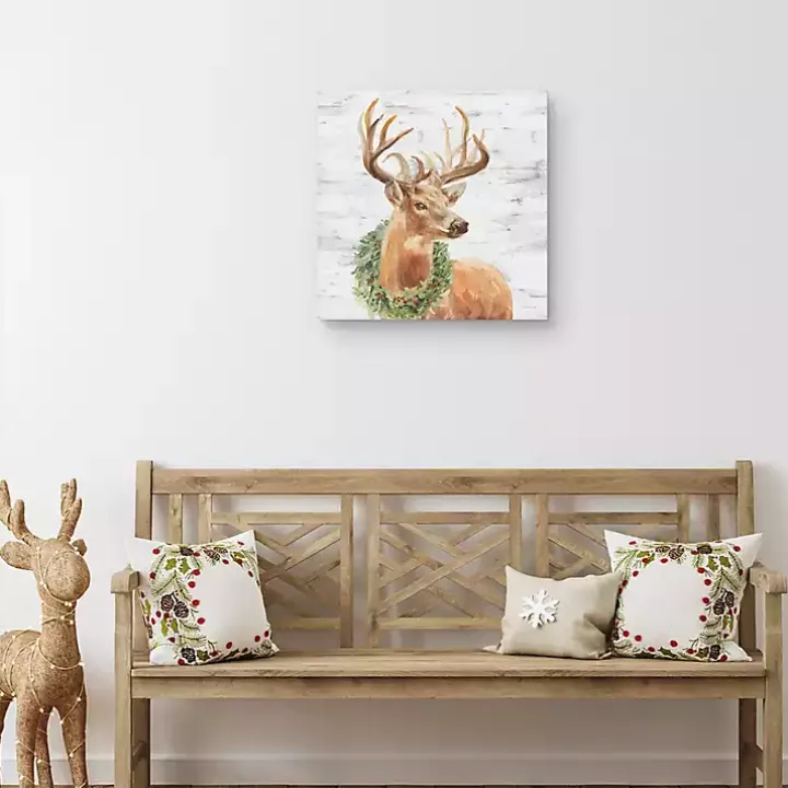 Woodland Stag Canvas Art Print