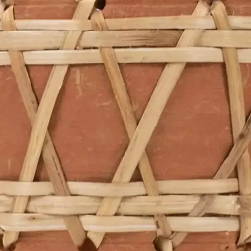 Woven Diamond Terracotta Planter