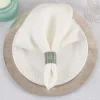 Woven Minty 4-pc. Napkin Ring Set