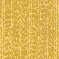 Yellow Herringbone Outdoor Chaise Cushion