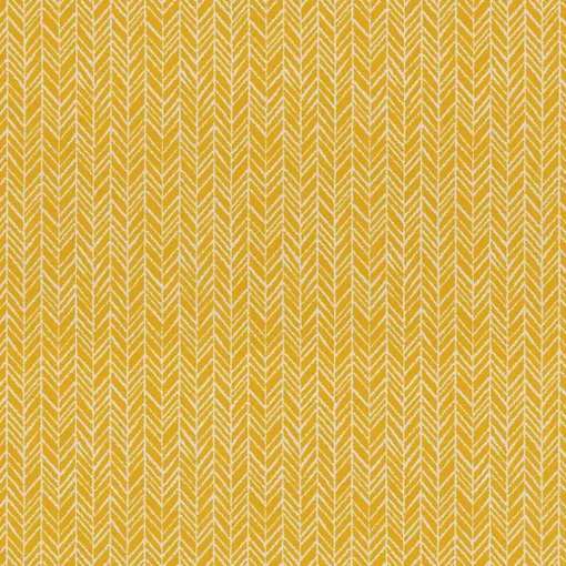 Yellow Herringbone Outdoor Pillows, Set of 2