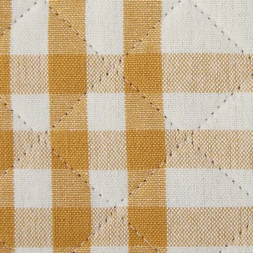 Yellow Plaid Eat Drink Enjoy 4-pc. Dish Towel Set