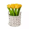 Yellow Tulip Arrangement in Basket