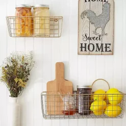 Antique Gold 2-pc. Wire Basket Set