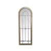 Arched Windowpane Wall Mirror