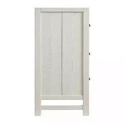 Arden White Wood 6-Drawer Dresser