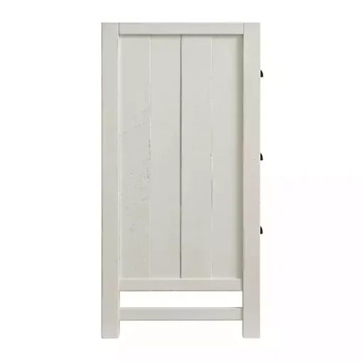 Arden White Wood 6-Drawer Dresser