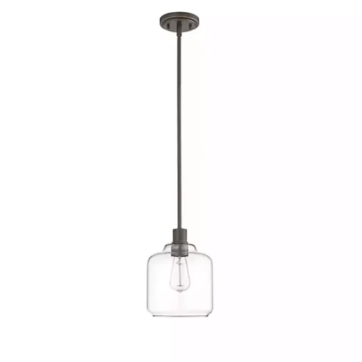 Asheville Bronze Glass Globe Pendant Light