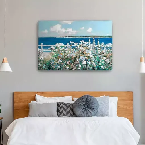 Bayside Garden Canvas Art Print