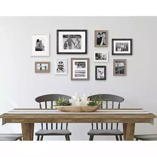 Black and Gray 10-pc. Gallery Wall Frame Set
