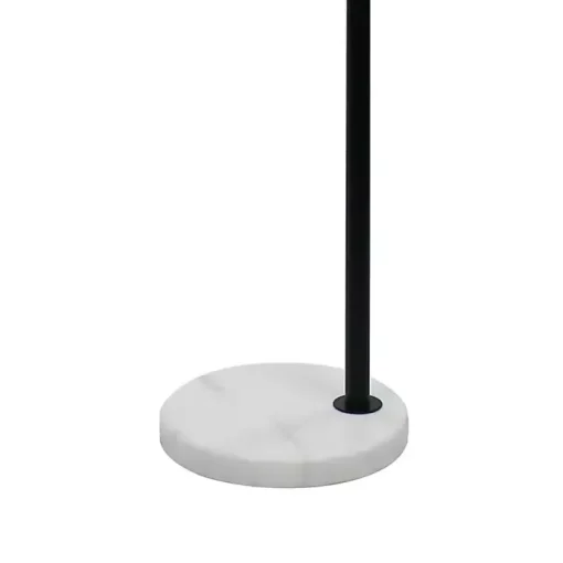 Black Downbridge Marble Base Floor Lamp