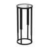 Black Metal & Glass Ravalli Drink Table