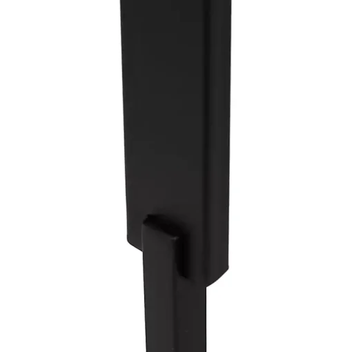 Black Metal & Glass Ravalli Drink Table