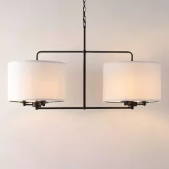 Black Modern Cluster Chandelier