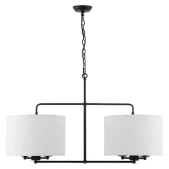 Black Modern Cluster Chandelier