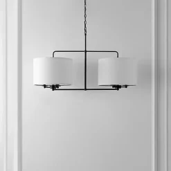 Black Modern Cluster Chandelier