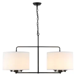 Black Modern Cluster Chandelier