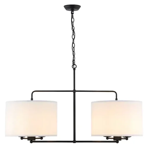 Black Modern Cluster Chandelier