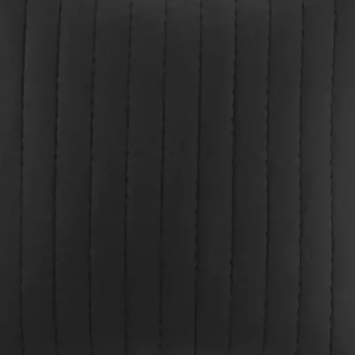 Black Quilted Euro Sham