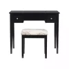 Black Virginia Butterfly 2-pc. Vanity Set
