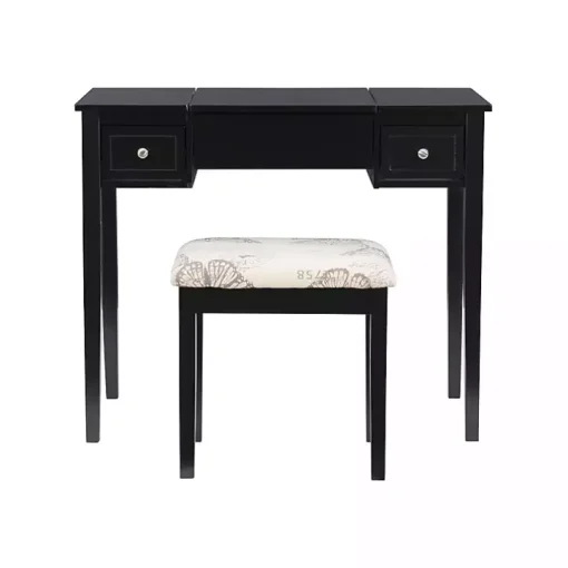 Black Virginia Butterfly 2-pc. Vanity Set