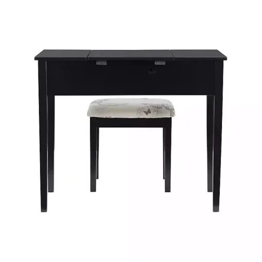 Black Virginia Butterfly 2-pc. Vanity Set
