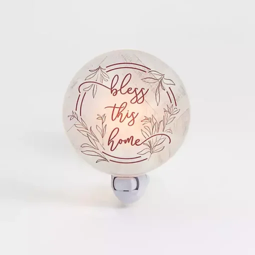 Bless This Home Night Light