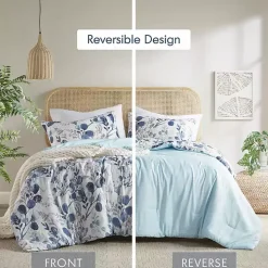 Blue Botanical 3-pc. King Comforter Set