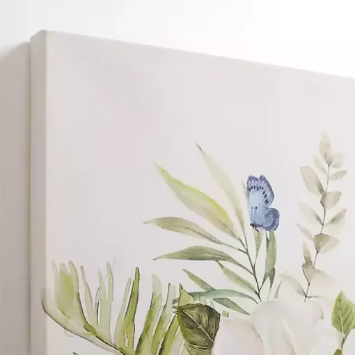 Blue Floral in China Vase II Canvas Art Print