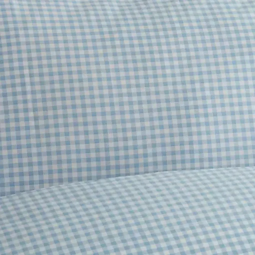 Blue Gingham King 3-pc. Sheet Set